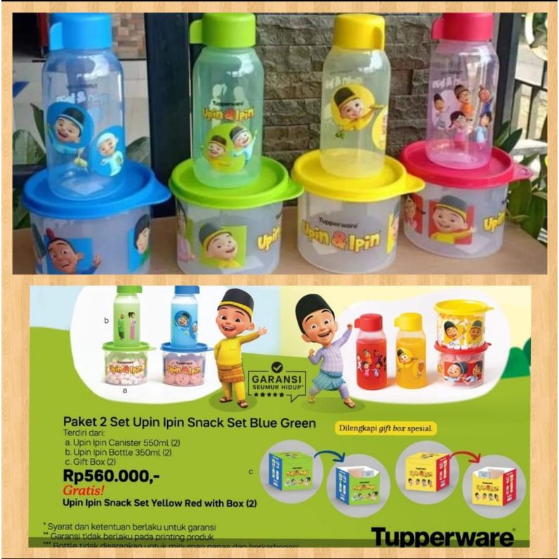 Upin Ipin Snack set