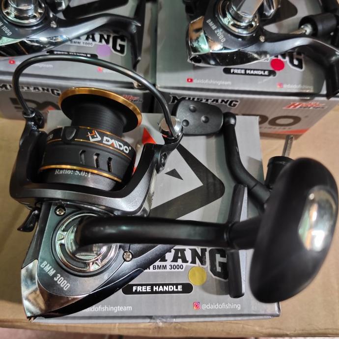 Reel daido mustang 1000 2000 3000 bonus handel