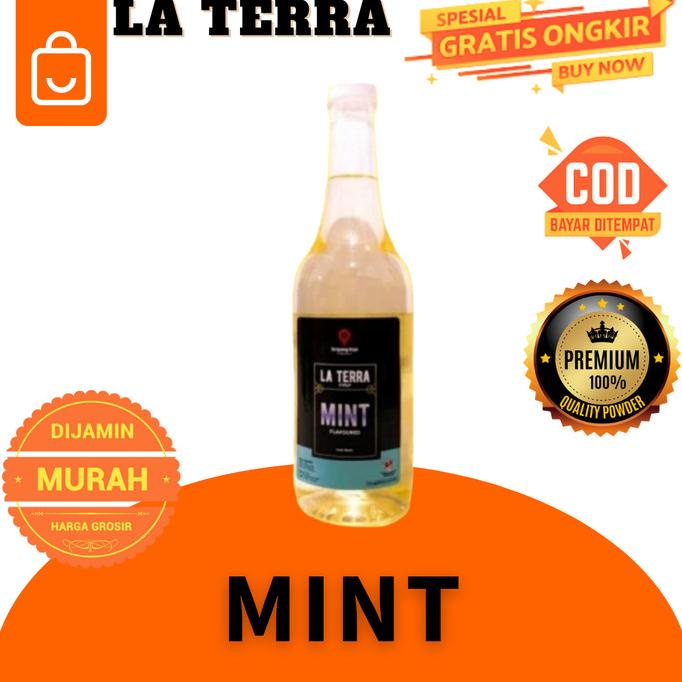 

SYRUP MINT LA TERRA MINUMAN KEKINIAN SIRUP RASA DAUN MINT BAHAN CAFFE