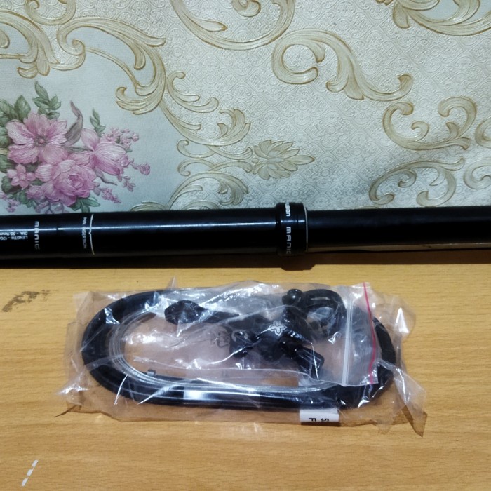 Terlaris Dropper Seatpost X Fusion Manic Travel 170Mm 30.9 Black Internal Cable