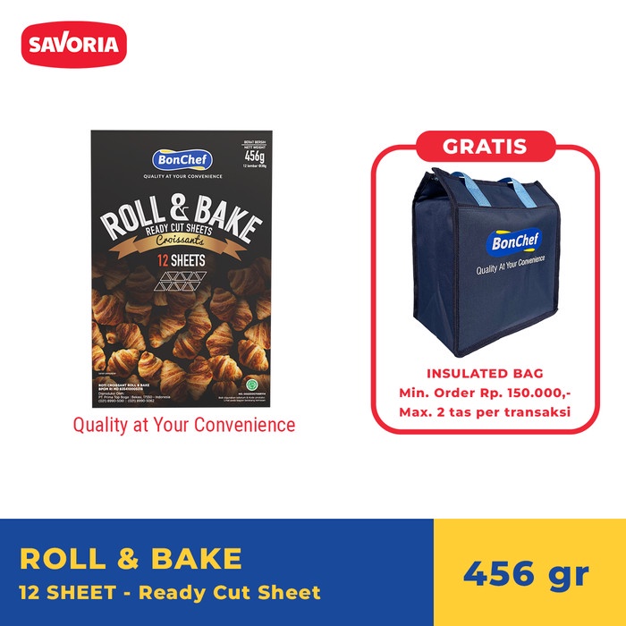 

Terlaris Bonchef- Roll & Bake Croissant