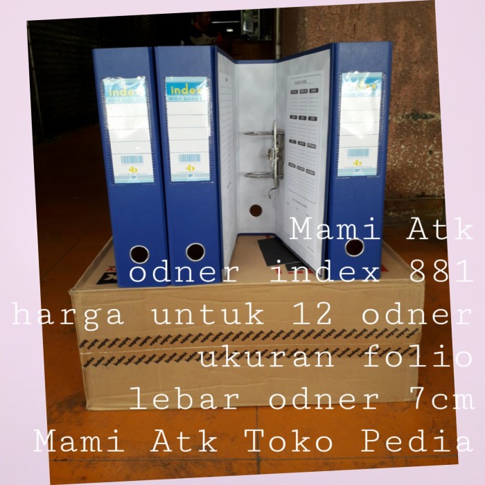 

Terlaris Odner Index Size Folio Lebar 7Cm Harga Untuk 12 Odner