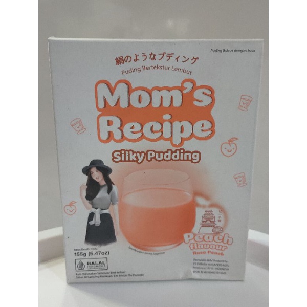 

Mom's Recipe Silky Pudding Rasa Peach 155g