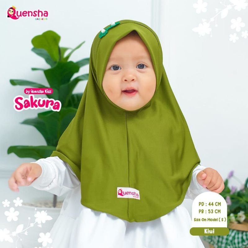 sakura Hijab by Quensha ready stock