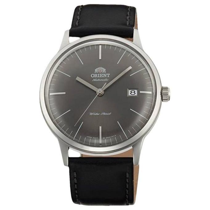 Orient Fac0000Ca Bambino V3 Classic Mechanical Dark Grey Dial Leather