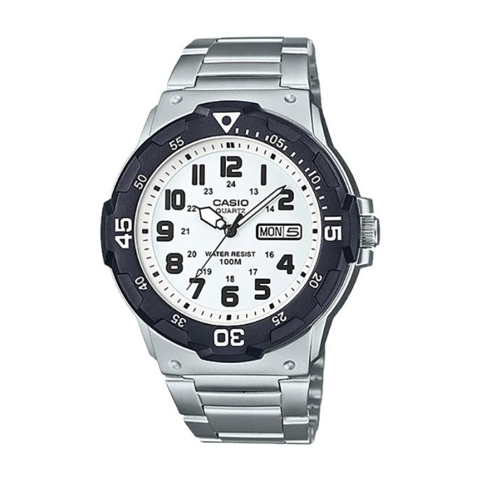 Casio Mrw-200Hd-7Bvdf White Dial Stainless Steel Strap