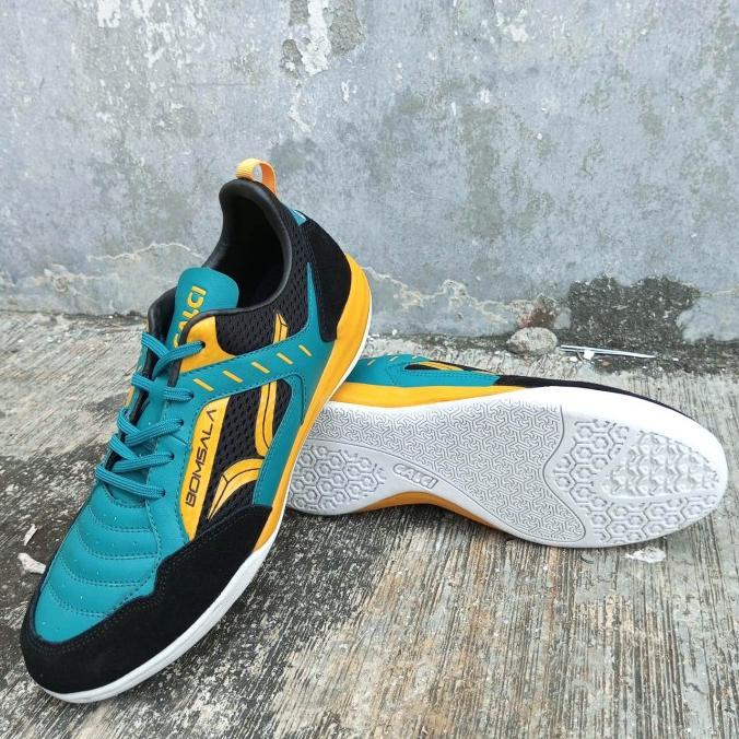 CALCI SEPATU FUTSAL BOMSALA FESTIVO FGREEN MANGO ORIGINAL BNIB