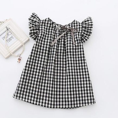 Dress Baju Anak Perempuan Cantik 2tahun-7tahun Dress Balita Anak Dress Anak Kotak