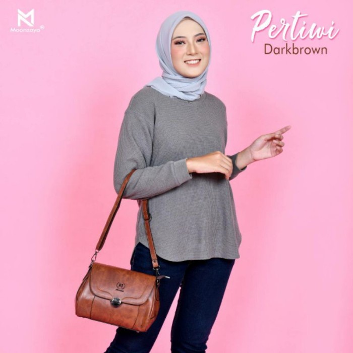FLASH SALE (READY) TAS SLEMPANG WANITA KEKINIAN PERTIWI MONZAYA INDONESIA TERBARU
