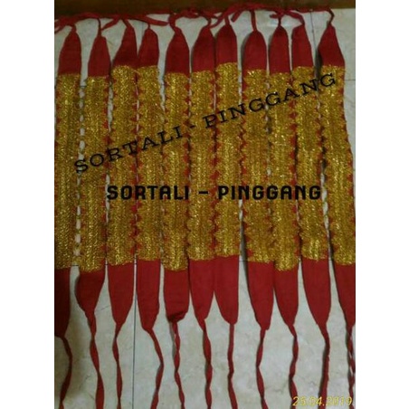 Limited Sortali Ikat Kepala Penari Tarian Karo Sor Tali Pengantin Wanita Ulos Adat Batak J23L