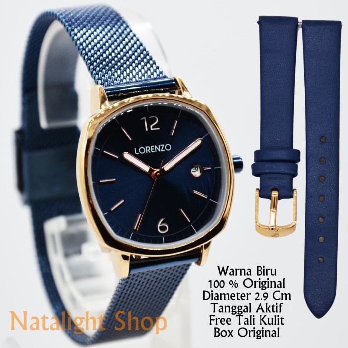 HOT SALE JAM TANGAN WANITA LORENZO L1030 ORIGINAL MEWAH ELEGAN TERLARIS