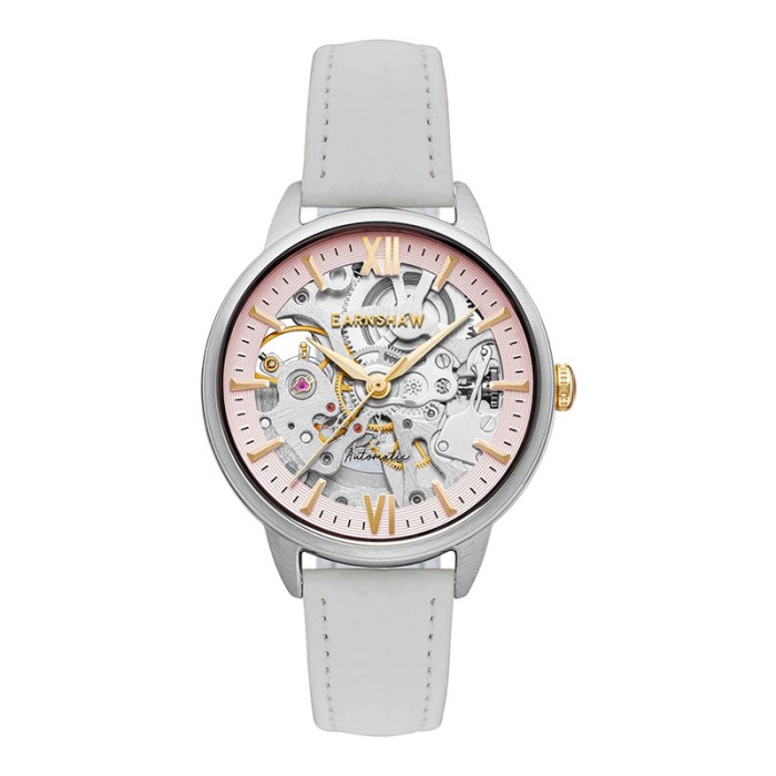DISKON SPESIAL JAM TANGAN WANITA THOMAS EARNSHAW ANNING ES-8151-05 AUTOMATIC SKELETO TERLARIS
