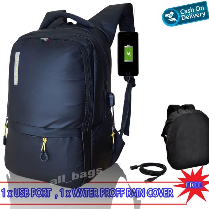 RANSEL POLO MILANO 88342/ FREE SEKAT LAPTOP 18 INCH BAHAN ANTI AIR EXL