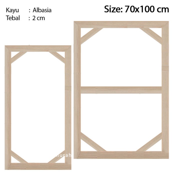 

Bestseller Spanram 70X100 Cm Span Ram Kayu Frame 100X70 Cm