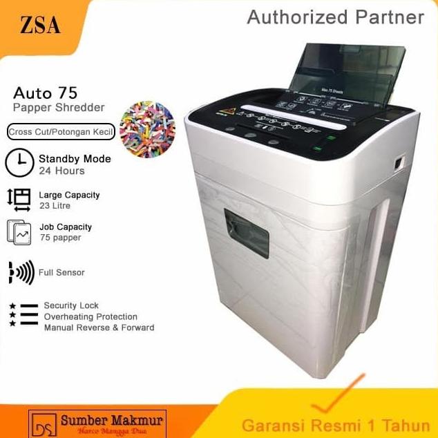Penghancur Kertas ZSA AUTO 75 (Paper Shredder)