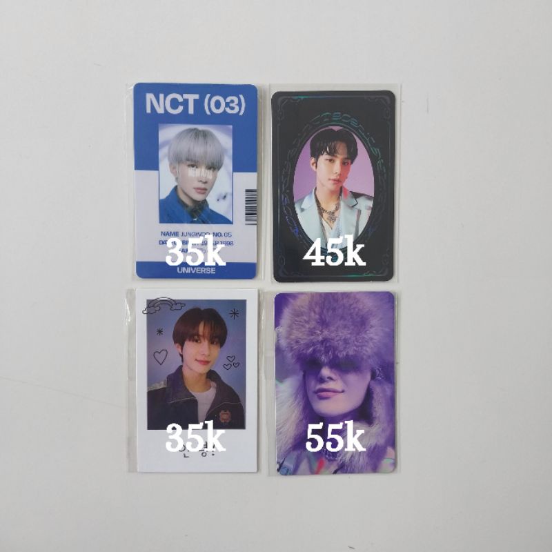 Photocard NCT Jungwoo YB, Jungwoo 2Baddies, Pola WTMC B Ver, ID Universe