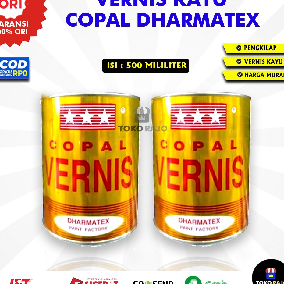 murah Pernis Kayu Vernis Kayu Mengkilat Copal Vernis Kayu dan Besi Cap Bintang Dharmatex