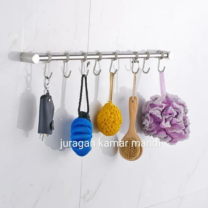 kapstok peralatan dapur/gantungan serba guna/kapstok kamar mandi
