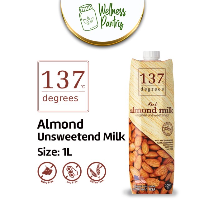 

137 Degrees - Unsweetened 1L - Susu Almond