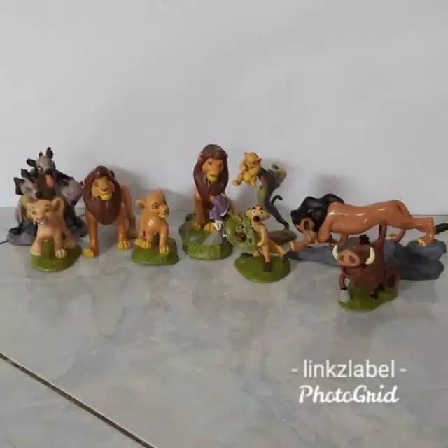 

Figure topper kue LION KING isi 9pcs qab03