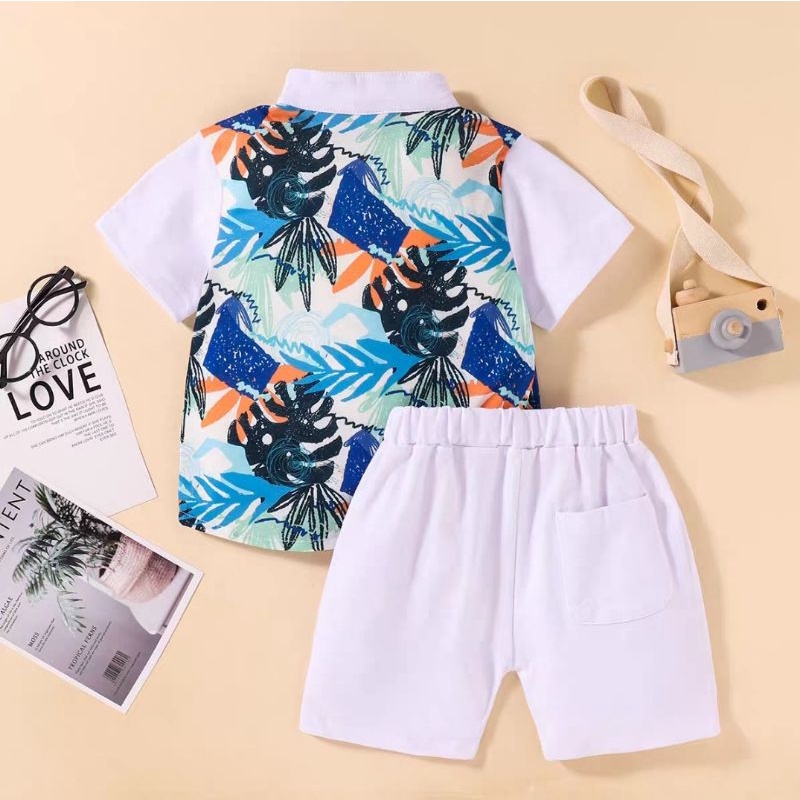 CS303 Beach Boy Set | Setelan Pantai Anak Laki-laki | Baju Anak