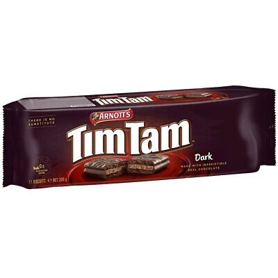 Tim Tam Australia Arnott's Rasa Dark Chocolate ORIGINAL IMPORT bir02
