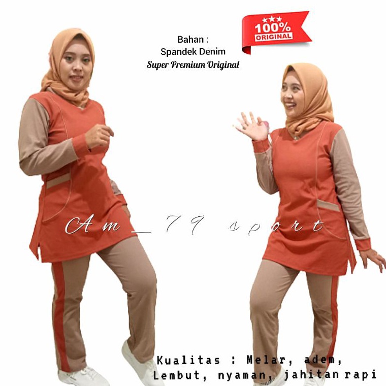 TREN TERBARU. BAJU OLAHRAGA SYAR'I.AAI // SENAM MUSLIMAH //SETELAN OLAHRAGA MUSLIMAH