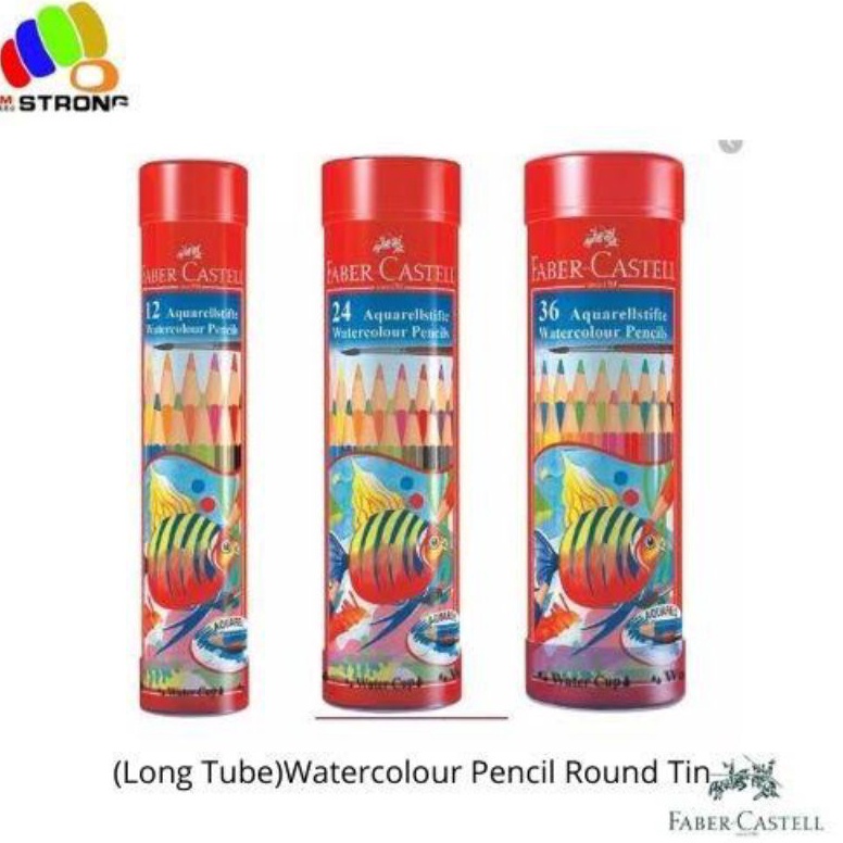 

Modis.. FABER CASTELL ROUND TIN COLOR PENCIL PENSIL WARNA TABUNG KALENG BULAT 33