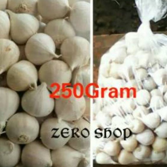 

Bayar Di Tempat Bawang Putih Tunggal/Bawang Lanang Alami 250 GR Harga Murah
