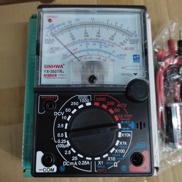 PROMO ANALOG MULTITESTER/MULTIMETER/APOMETER SINHWA YX-360TRN TERBARU