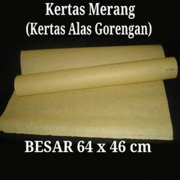 

Diskon Kertas Merang / Kertas Dedek / Kertas Serap Minyak Penggorengan - 20 Lb Wxy
