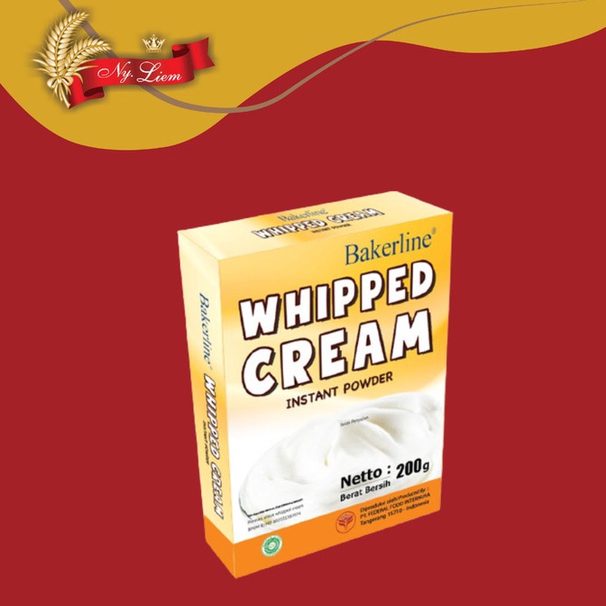 

Best BAKERLINE Whipped Cream / Whipping Cream Bubuk 200 gr 0ZS
