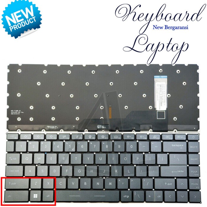 Laptop Keyboard MSI Modern 15 A10M MSI Modern 15 A10RAS Keyboard NEW