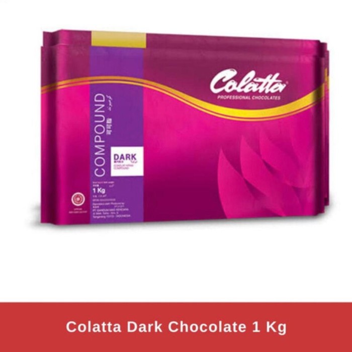 

Terlaris Colatta Dark Chocolate 1Kg / Collat Compound Dark