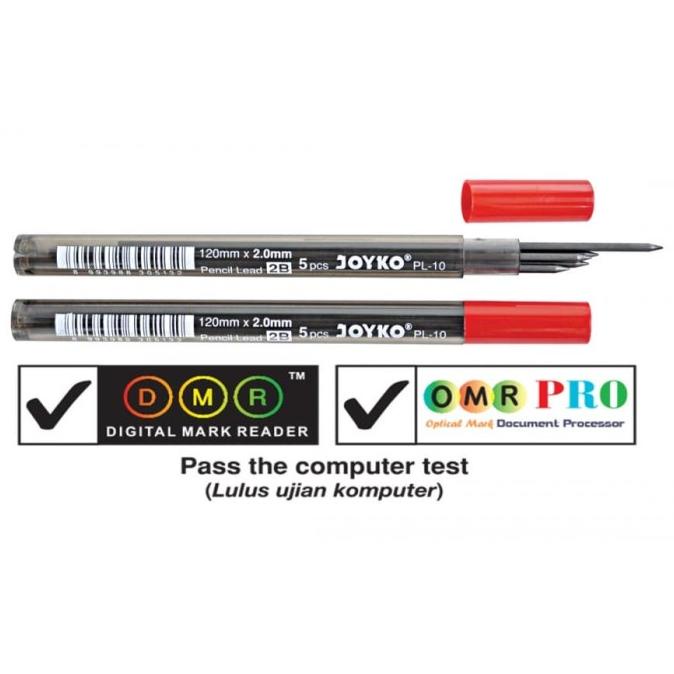 

Isi / Refill Lead Pensil Mekanik Joyko 2B PL - 10 2.0 mm