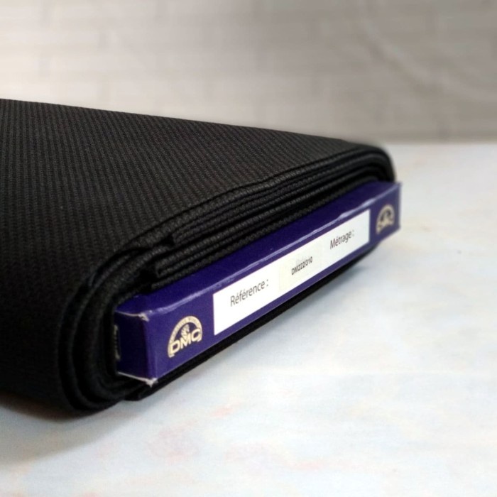 TERMURAH Kain Kristik Aida DMC 14ct - 310 - Black