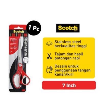 

:=:=:=:=] 3M Scotch Gunting Stainless Steel 7 Inch Multifungsi Berkualitas 1427