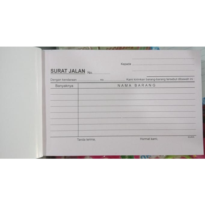

Buku Surat Jalan NCR 2 Ply Kuda