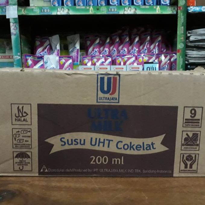 

Susu ultra UHT cokelat 200 ml 1 dus