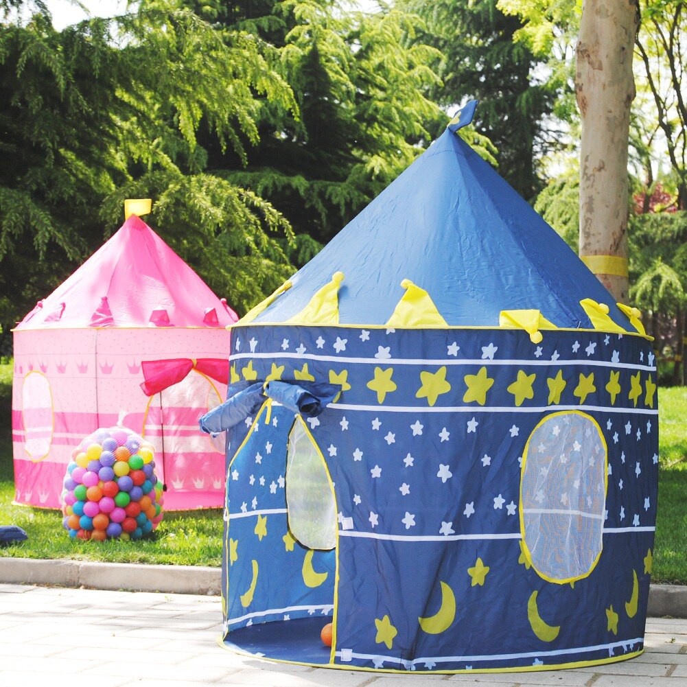 Tenda Anak Besar Portable Murah Kartun Play Tent Indoor S2I6 Lipat Praktis Polos Jumbo Berkualitas M