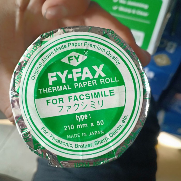 

Best Seller Kertas Fax Fyfax 210Mm X 50 1 Roll