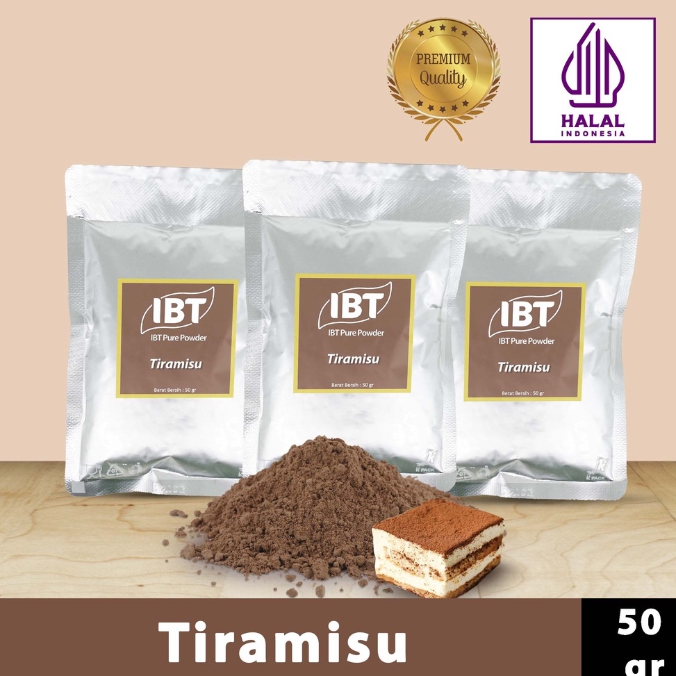

Best produk Pure Tiramisu Powder Essence Murni Bubuk Import Makanan Kue 50 gr 52