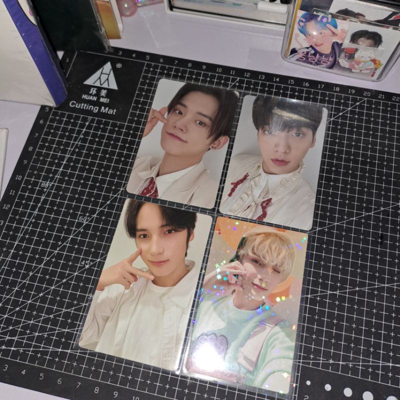 TXT OFFICIAL PHOTOCARD yeonjun soobin fight together lamaran hueningkai home sg22 season greetings
