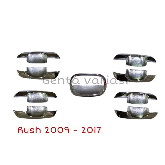 Outer Mangkok Pintu mobil Rush Lama 2009 - 2017 Chrome