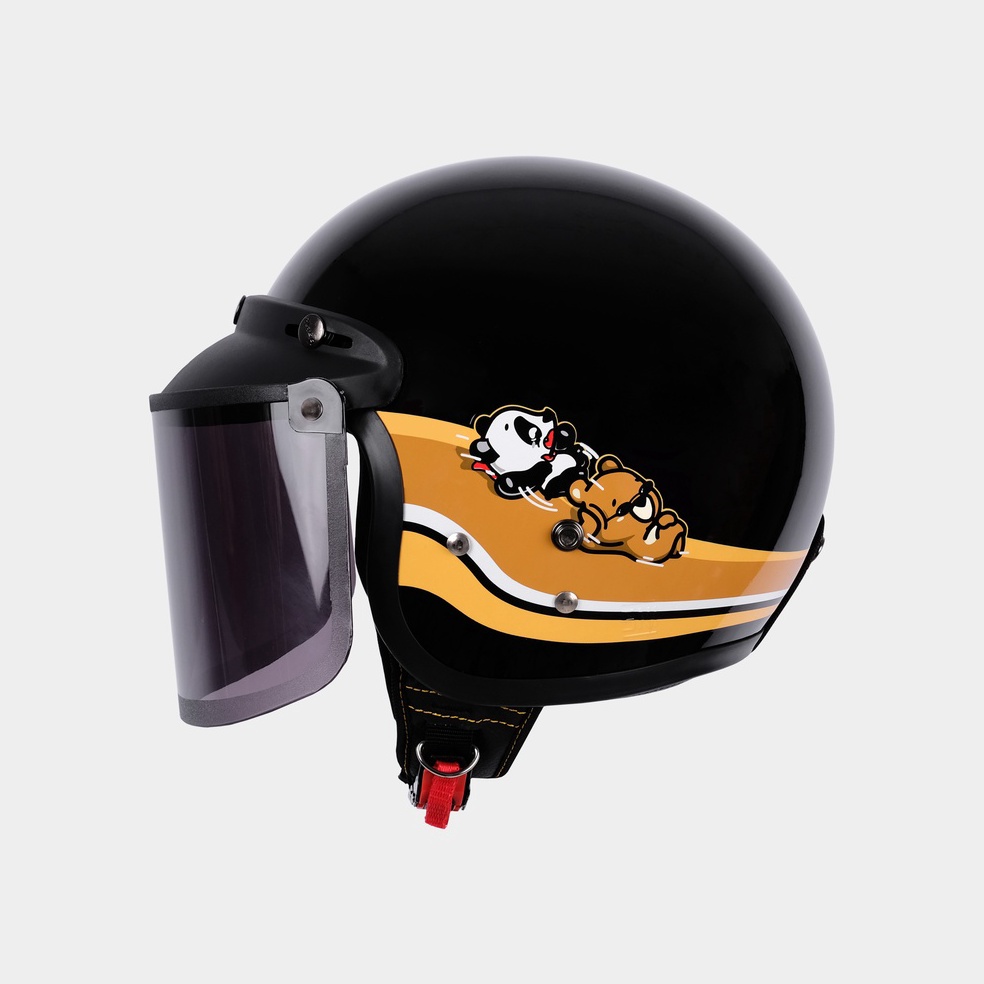 Laris CRSL Bonnie Helm | Black | Helm Retro 07Q