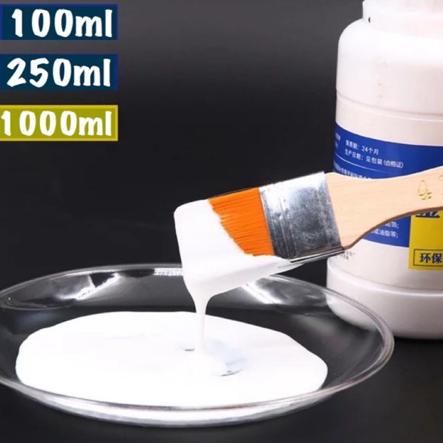 

Terbaru.. Lem foil leaf adhesive lem water based lem gilding sheet foil emas 100ml RVW