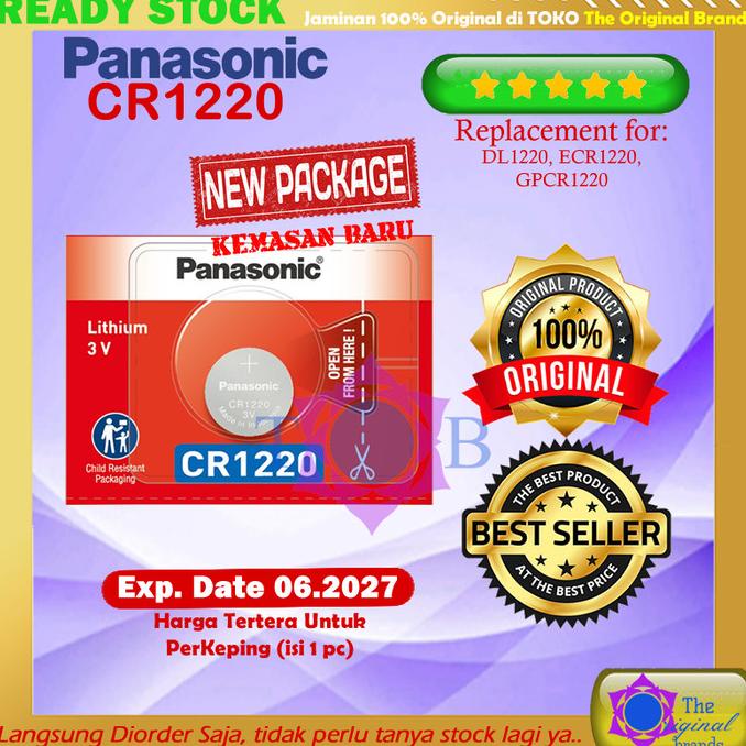 Promo Cr1220 Panasonic 3V