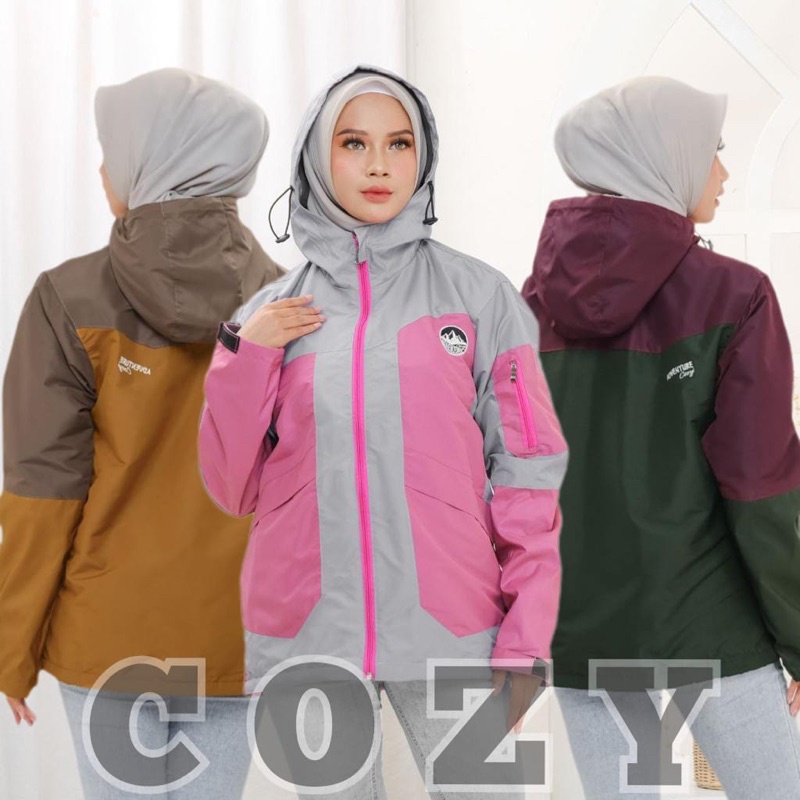 Jaket Amazing Outdoor COZY Grey-Green Unisex | Jaket Kasual