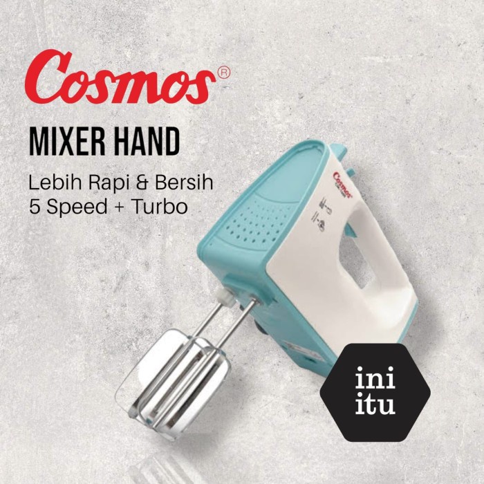 [ Cosmos ] Cosmos Hand Mixer / Mixer Cosmos NEW - CM 1659 - FREE wadah