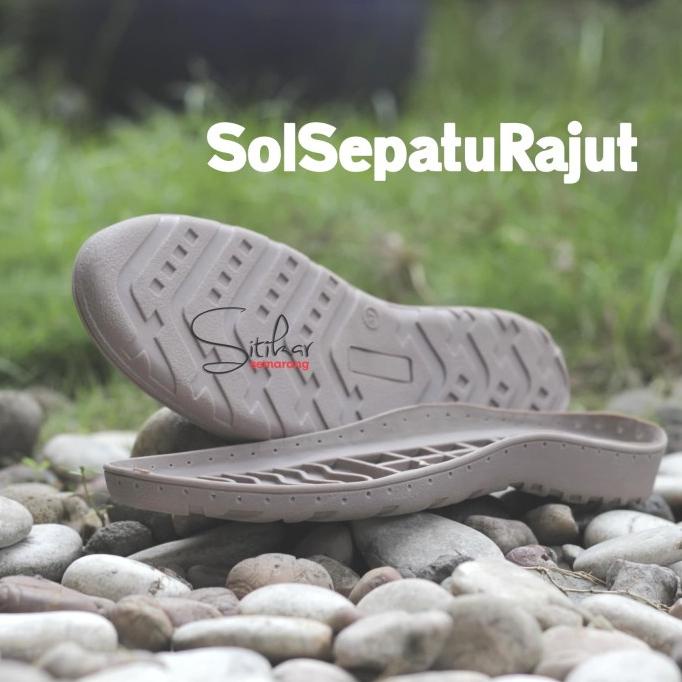 Sol Sepatu siap rajut 2 / sepatu rajut